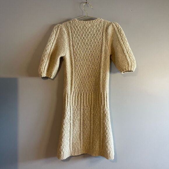 Kaisely Wool/Alpaca Blend Short Sleeve Sweater Dress | SZ M - Picture 6 of 12